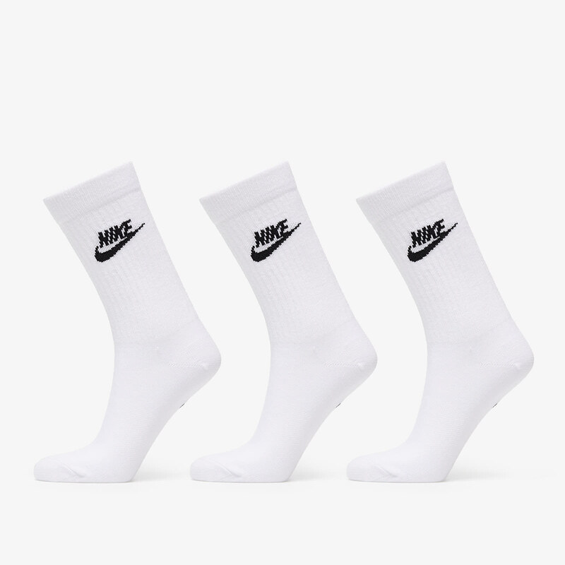 Ponožky Nike Sportswear Everyday Essential Crew Socks 3-Pack White/ 32544006