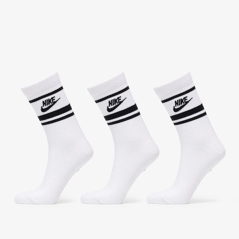 Ponožky Nike Sportswear Everyday Essential Crew Socks 3-Pack White/ 32753040