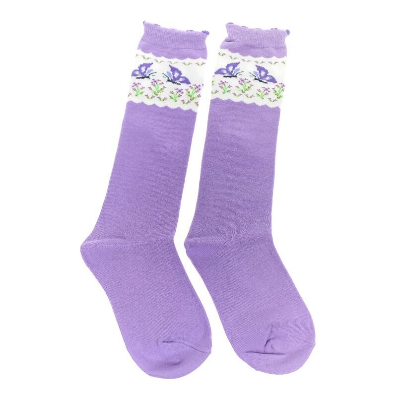 AURA.VIA Detské fialové podkolienky KORY 34383980