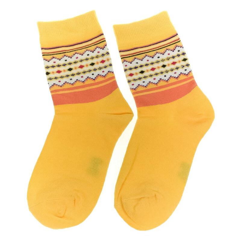 AURA.VIA Detské žlté ponožky TOON 34383987