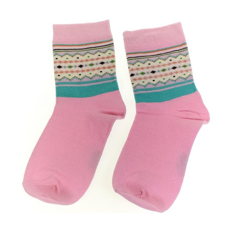 AURA.VIA Detské svetloružové ponožky TOON 34383988