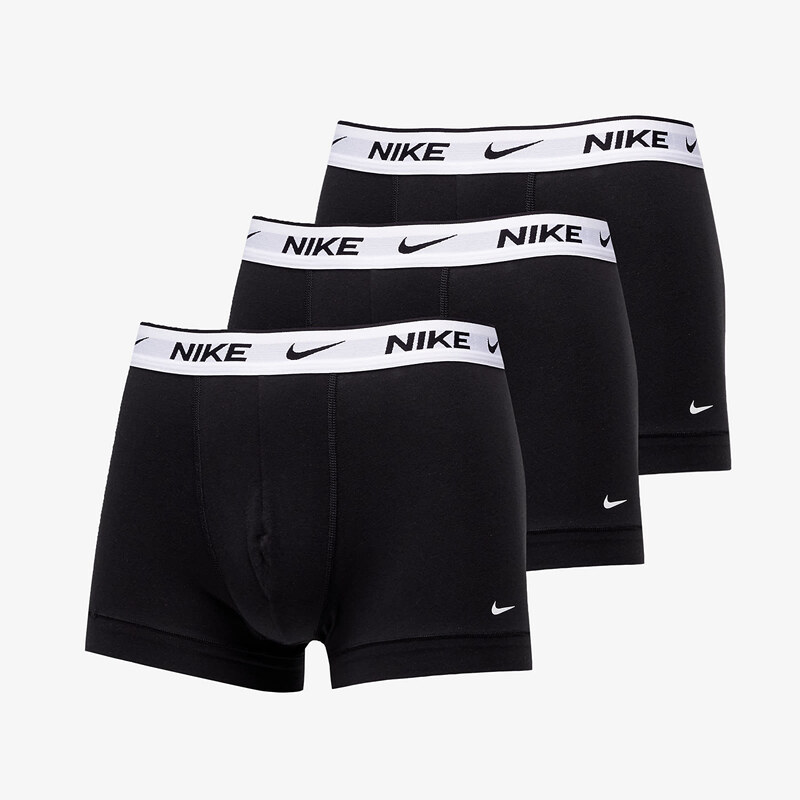 Boxerky Nike Dri-FIT Everyday Cotton Stretch Trunk 3-Pack Black/ White 50880261