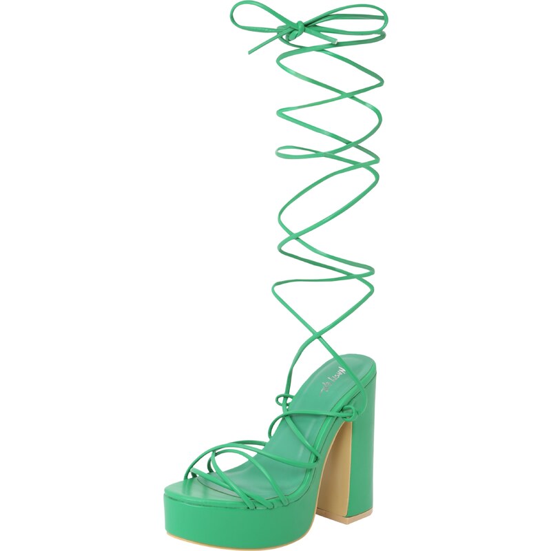 Nasty Gal Sandále zelená 54234004