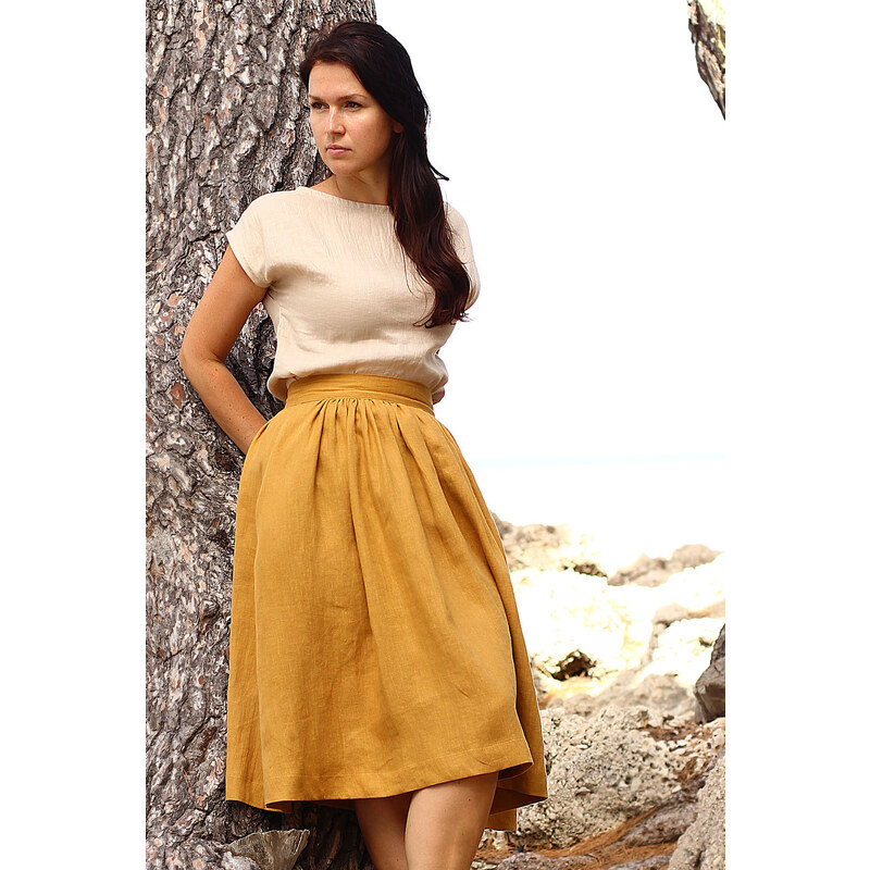 Dámske 100% konopné tričko Lotika Excellent quality 34392702