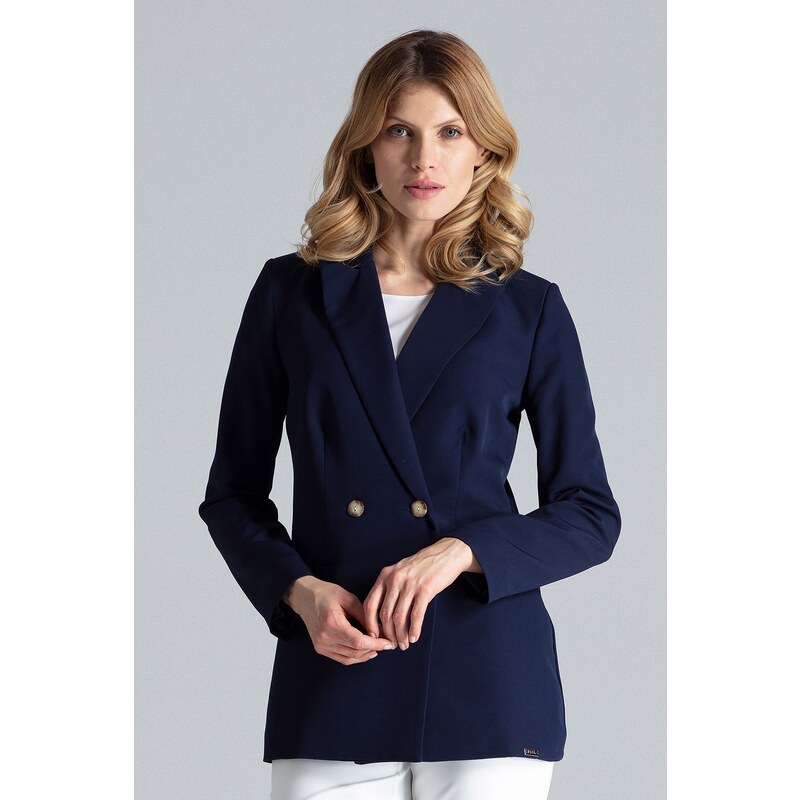FIGL Dámske modré sako M642 Navy 8548112