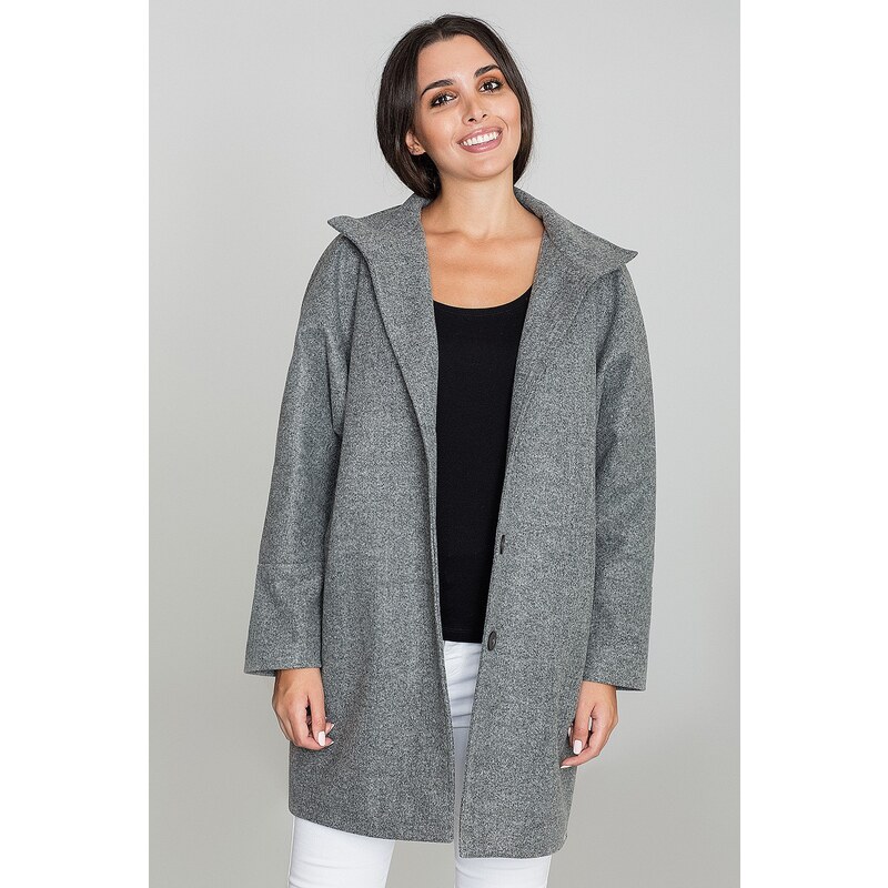 FIGL Sivý kabátik s podšívkou M589 Grey 5792914