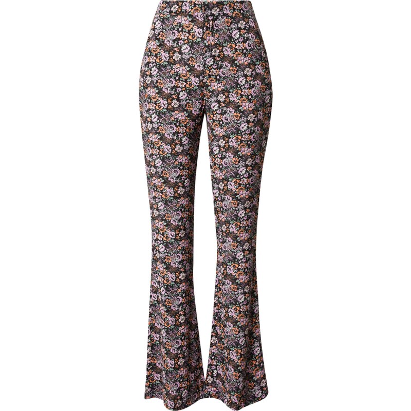 Colourful Rebel Nohavice Nadine zelená / svetlofialová / oranžová / 54234105