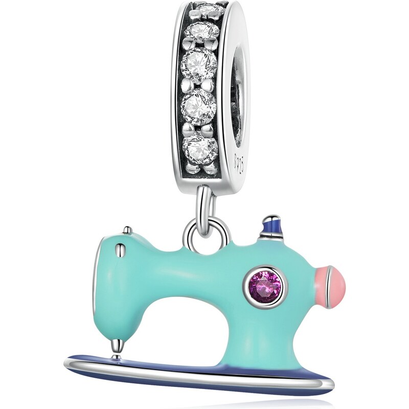 Royal Fashion strieborný prívesok Šijací stroj 54509894