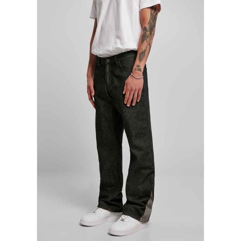 Urban Classics Mens Jeans Bio Triangle Denim Black 50640788