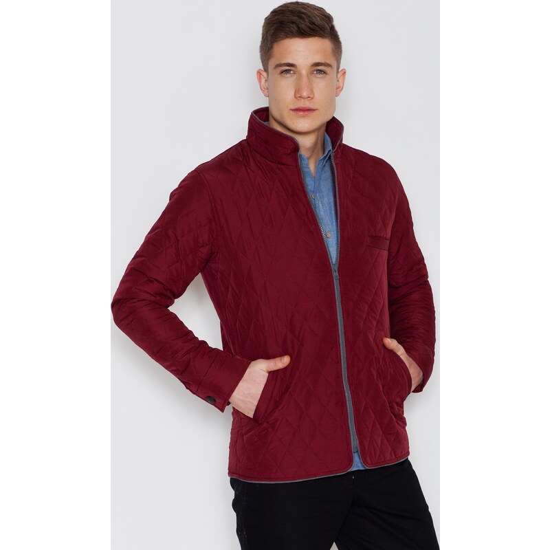 VISENT Vínová prešívaná bunda V008 Deep red 5802958