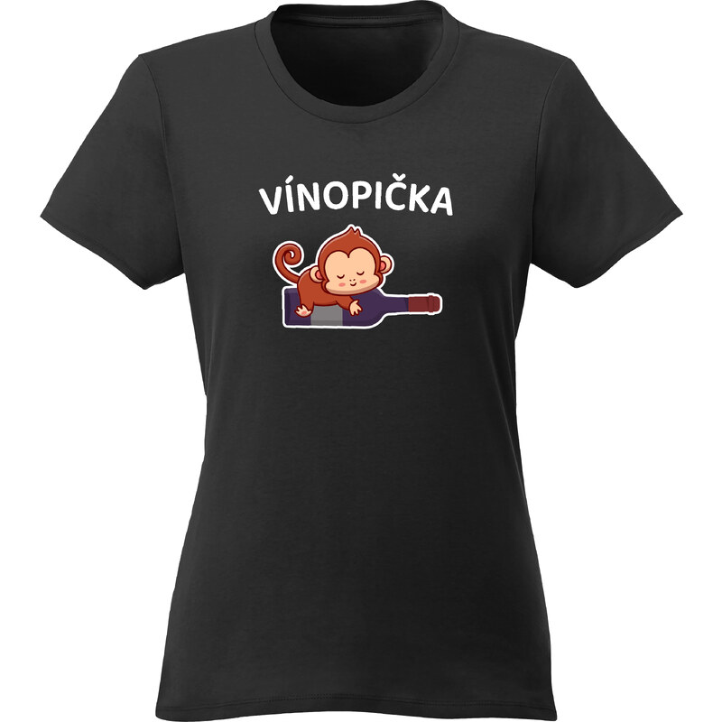 paradoo Dámske tričko "Vínopička"