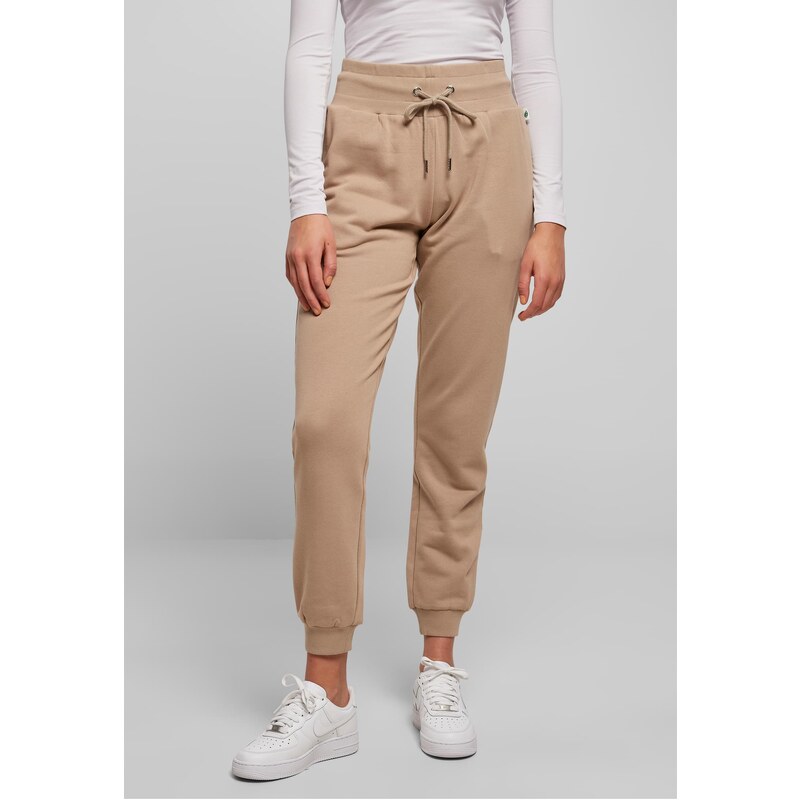Urban Classics Womens Organic High-Waisted Sweatpants Softtaupe 50640127