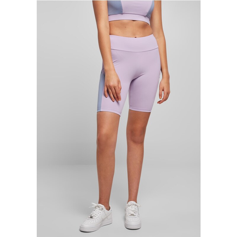 Urban Classics Womens Color Block Cycle Lilac/Violablue Shorts 50657745