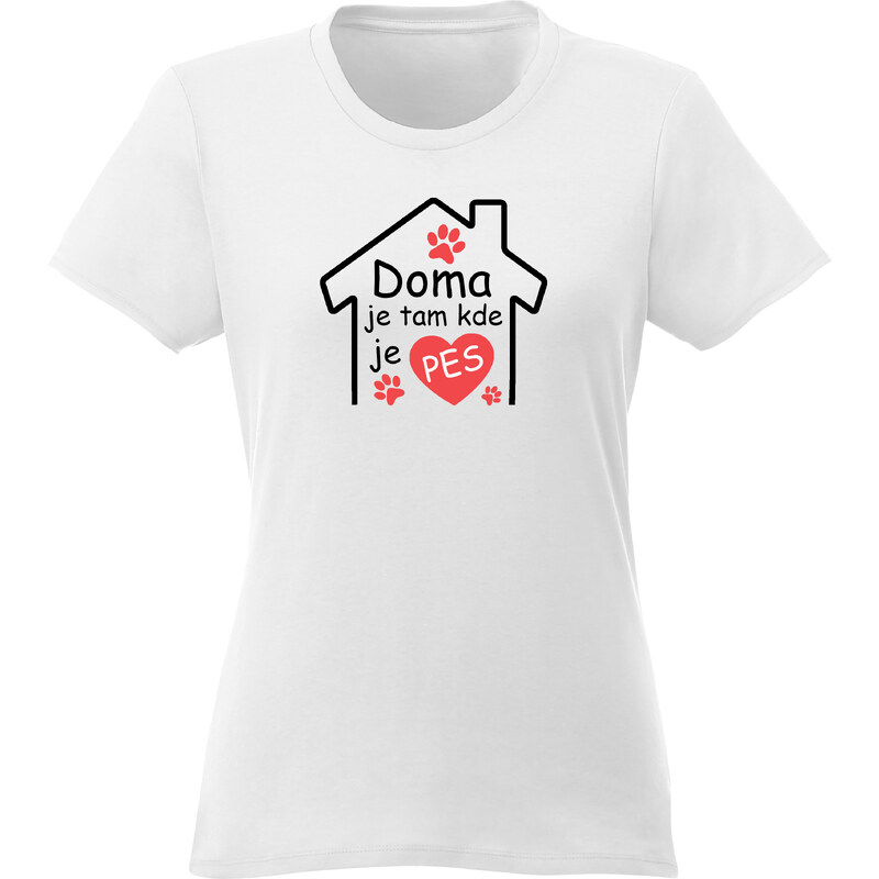 paradoo Dámske tričko "Domov"