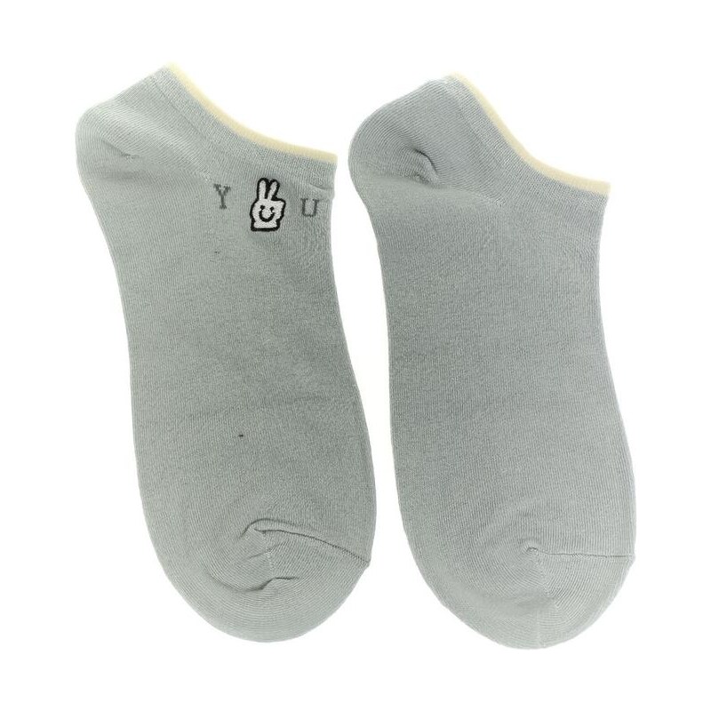 AURA.VIA Dámske svetlosivé ponožky YOU 34479787