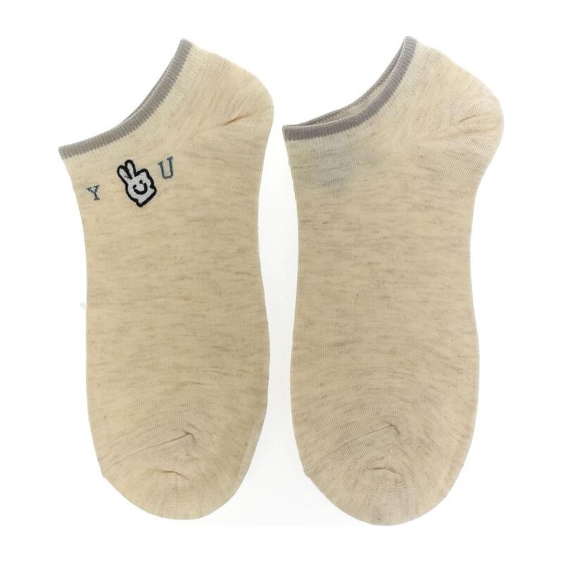 AURA.VIA Dámske béžové ponožky YOU 34479788