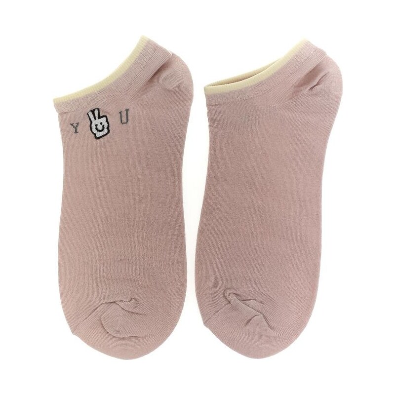 AURA.VIA Dámske ružové ponožky YOU 34479791