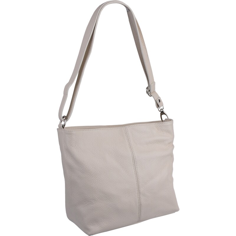 Béžová kožená talianska crossbody kabelka Prisca Beige NovaKabelka.sk 4725288