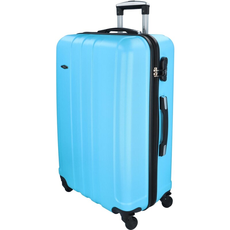 Škrupinový cestovný kufor svetlomodrý - RGL Blant L modrá