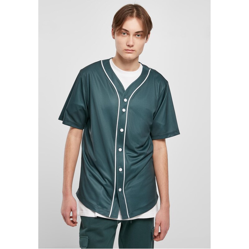 Urban Classics Baseball Mesh Jersey Bottle Green/White 67154348