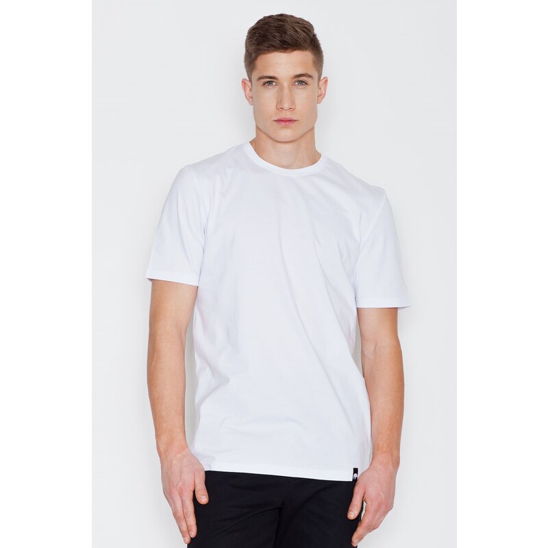 VISENT Biele bavlnené tričko V001 White 5611674