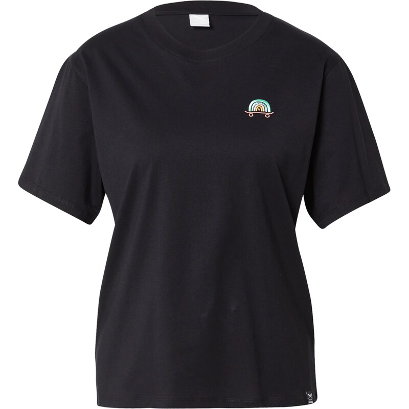 Iriedaily Tričko Skate Heart tyrkysová / mätová / staroružová / čierna 58519064