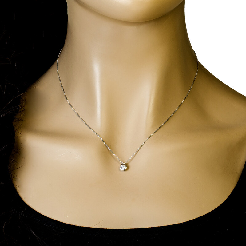 GOLDIE Zlatý náhrdelník s diamantom Alexandra LNL074.ODB