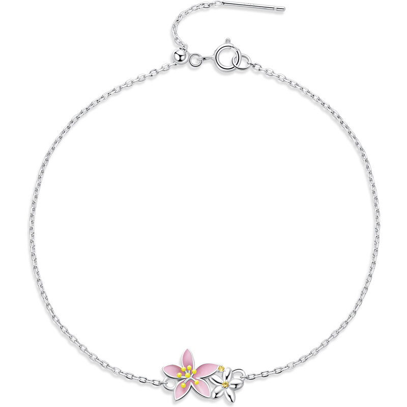 Olivie Strieborný náramok ČEREŠŇOVÝ KVET 7008 34910745