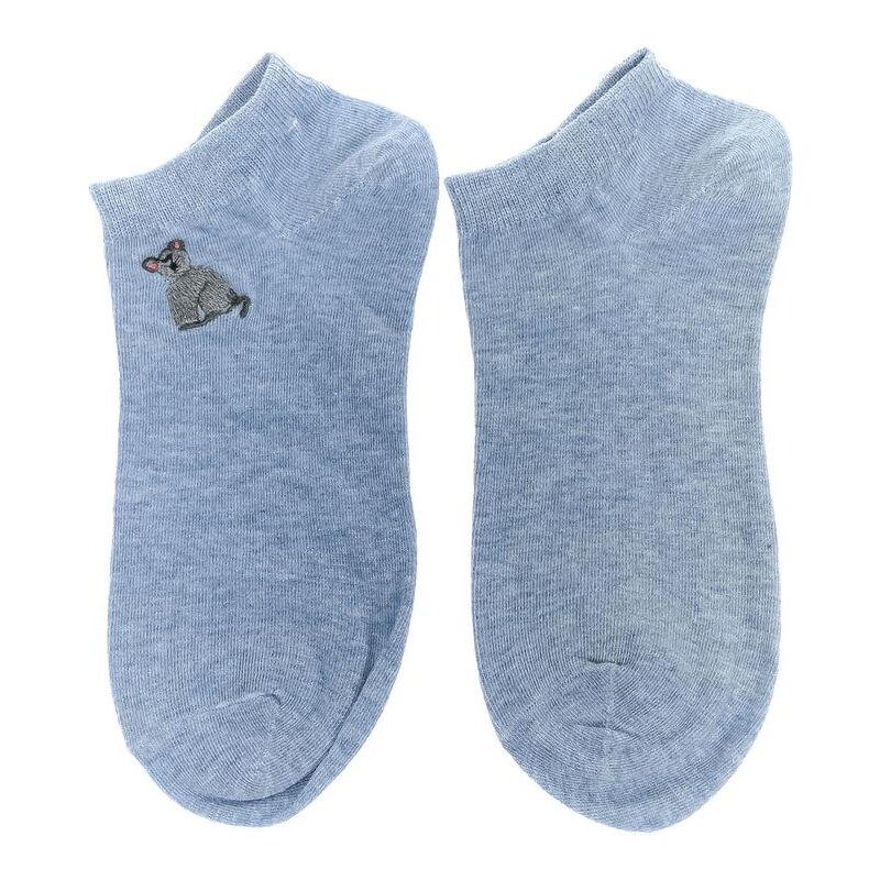 AURA.VIA Modré ponožky FUFY 34514776