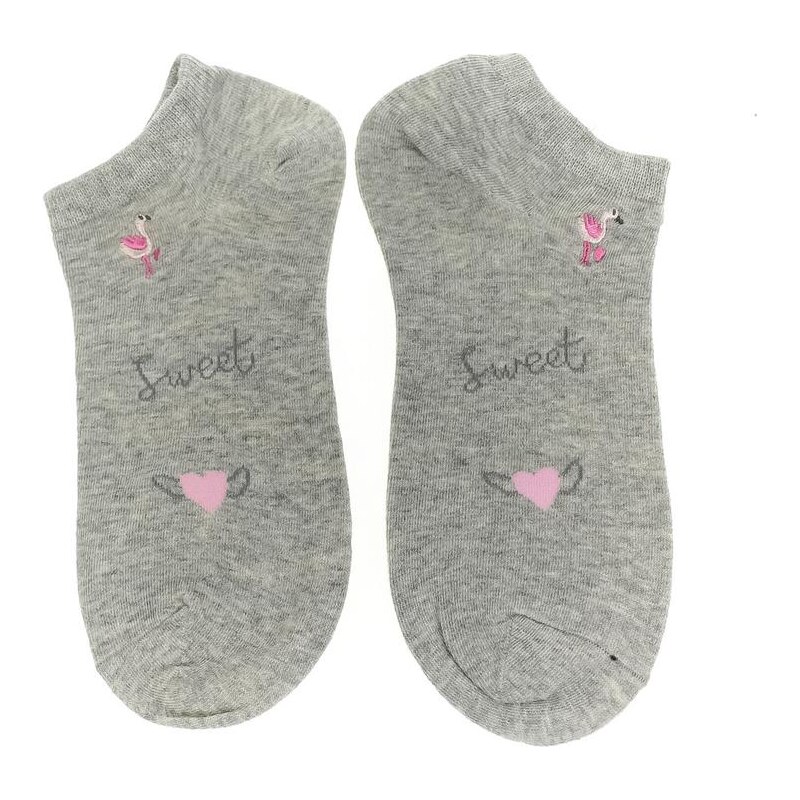 AURA.VIA Sivé ponožky SWEET 34514780