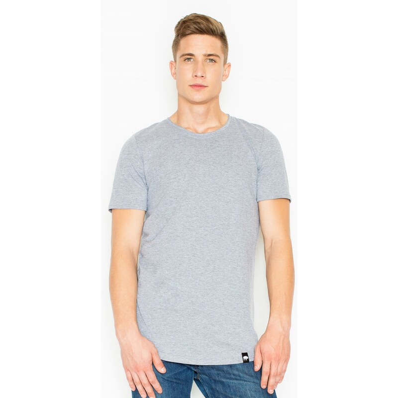 VISENT Sivé bavlnené tričko V025 Grey 5611689