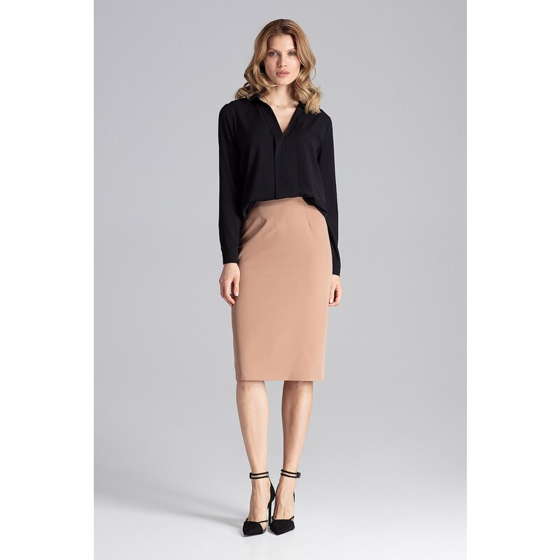 FIGL Čierna elegantná košeľa M621 10696069