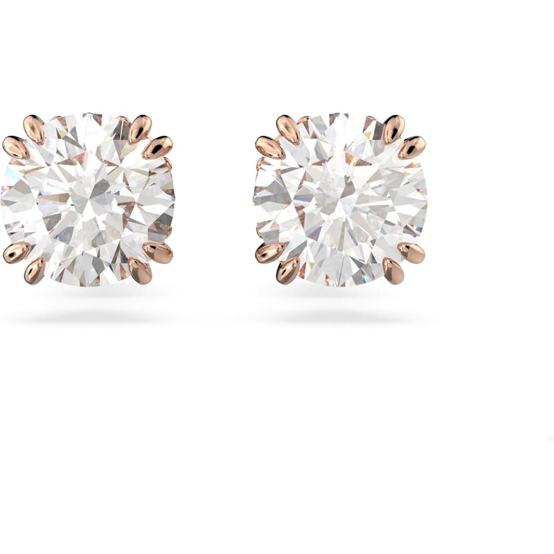 Swarovski Náušnice Stilla ružové zlato / priehľadná 35121449