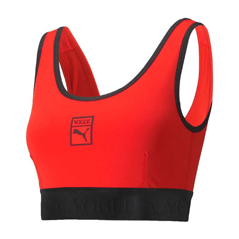 Puma x Vogue Bra Top - Dámske - Spodné Puma - Červené - 534688_95 66356307