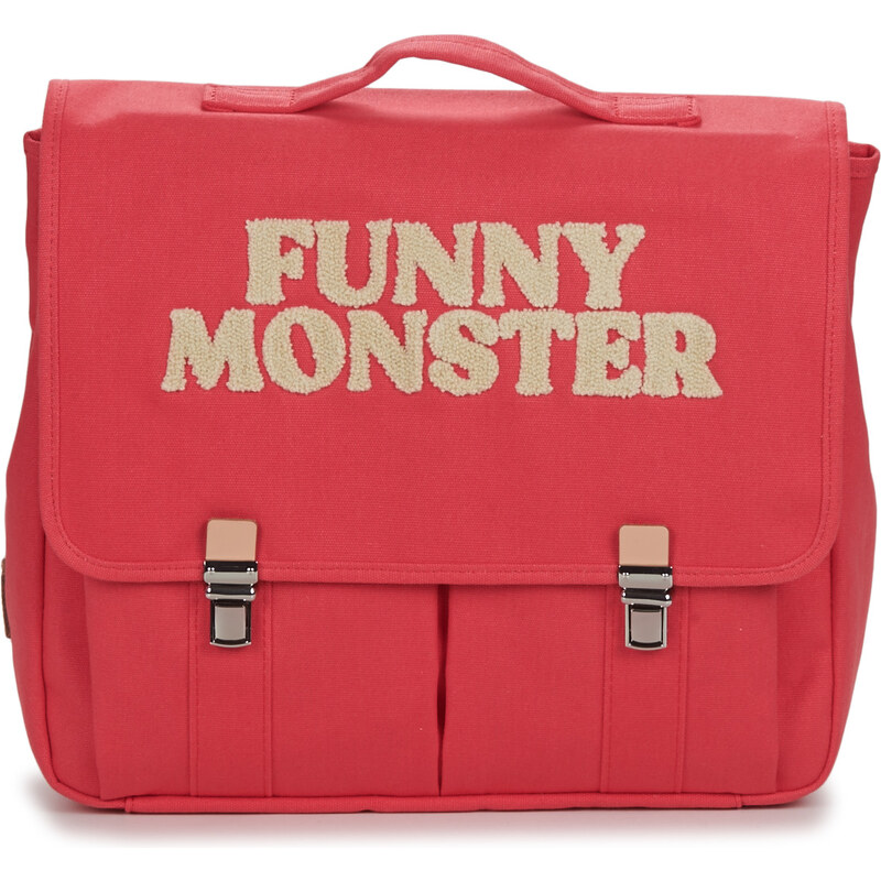 Jojo Factory Školské tašky a aktovky CARTABLE UNIE PINK FUNNY MONSTER 34552539
