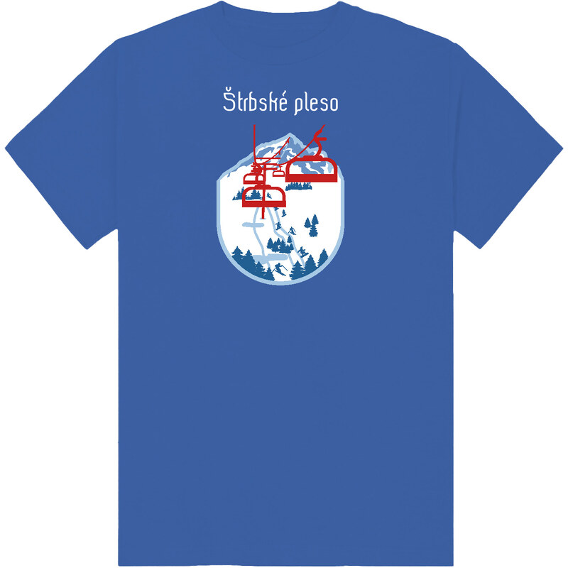 paradoo Pánske tričko "Zima v Tatrách"