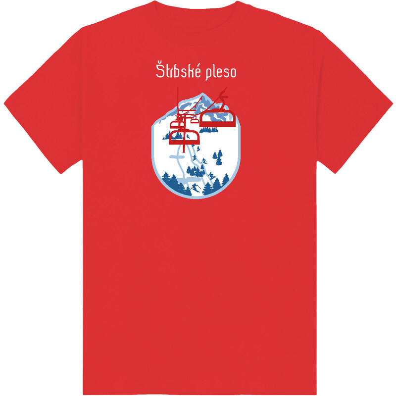paradoo Pánske tričko "Zima v Tatrách"