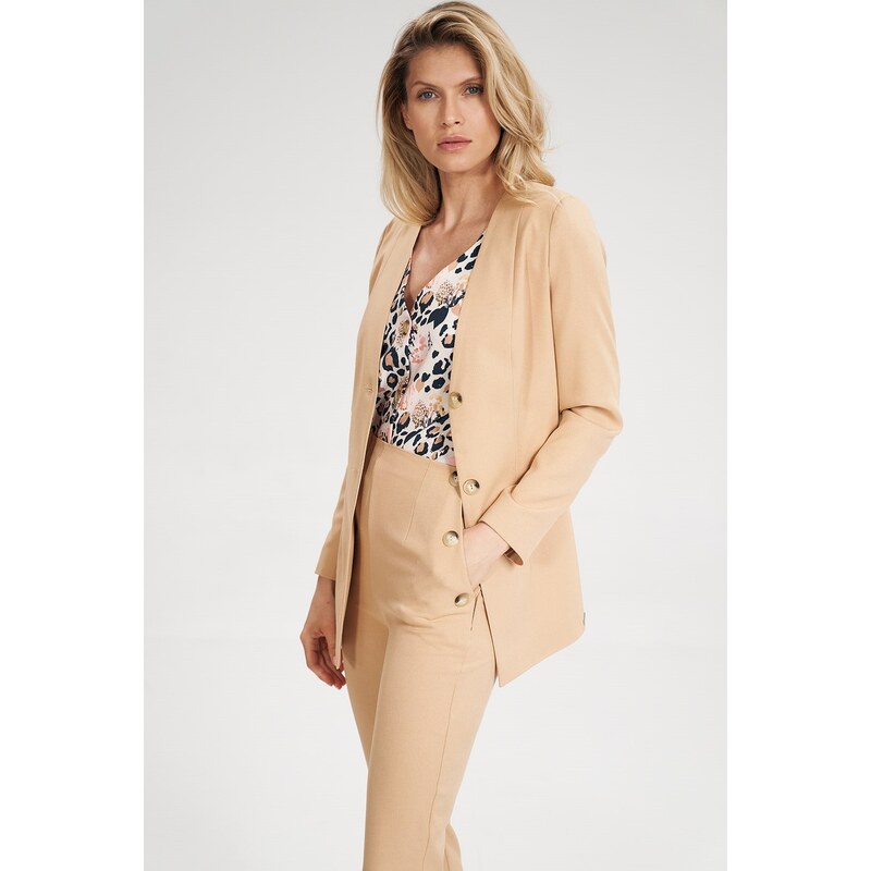 FIGL Dámske béžové sako M694 Beige 16141019