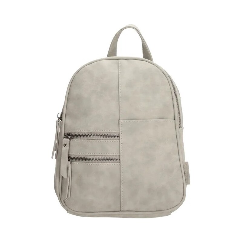 Beagles Svetlohnedý malý elegantný ruksak „Doublezip“ 63492336