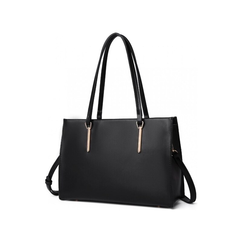 Miss Lulu Kabelka - Alvara hladká cez rameno čierna 34589030