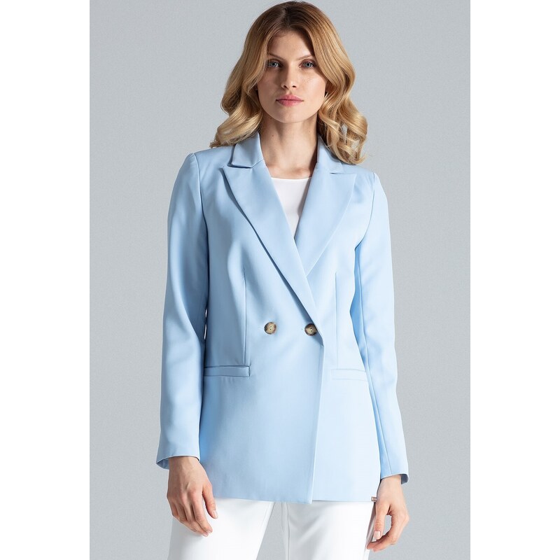 FIGL Dámske modré sako M642 Blue 8548115