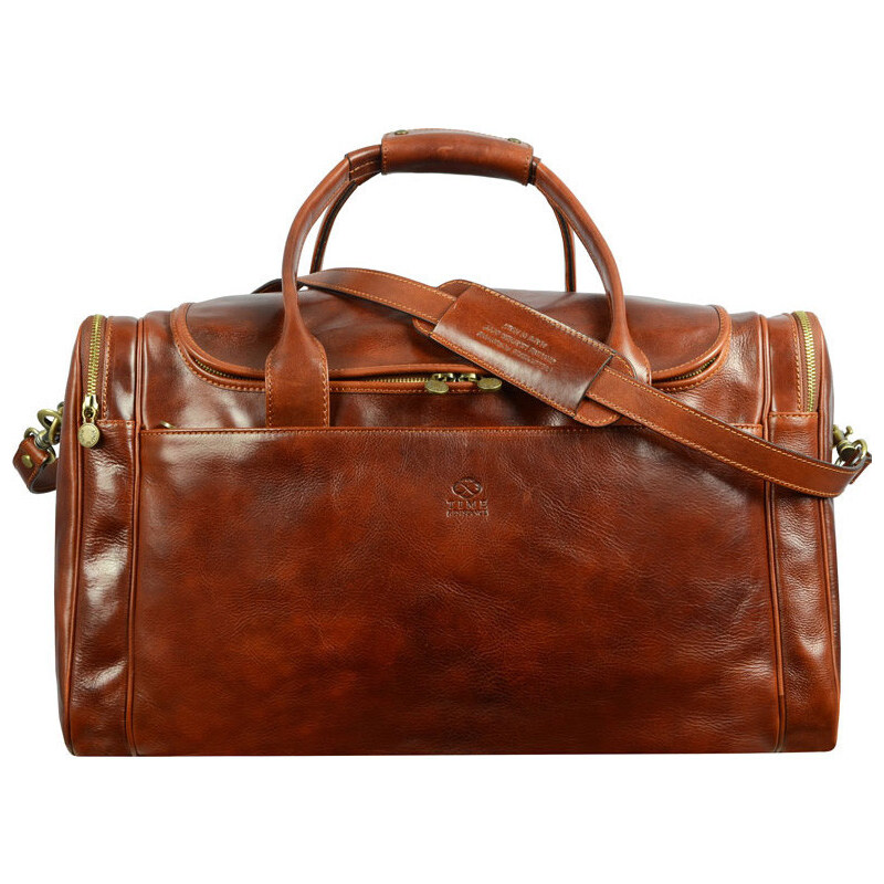 Glara Veľká talianska kožená cestovná taška Premium 36988926