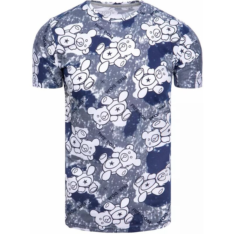 Buďchlap Originálne šedé tričko s jedinečnou potlačou 45129819