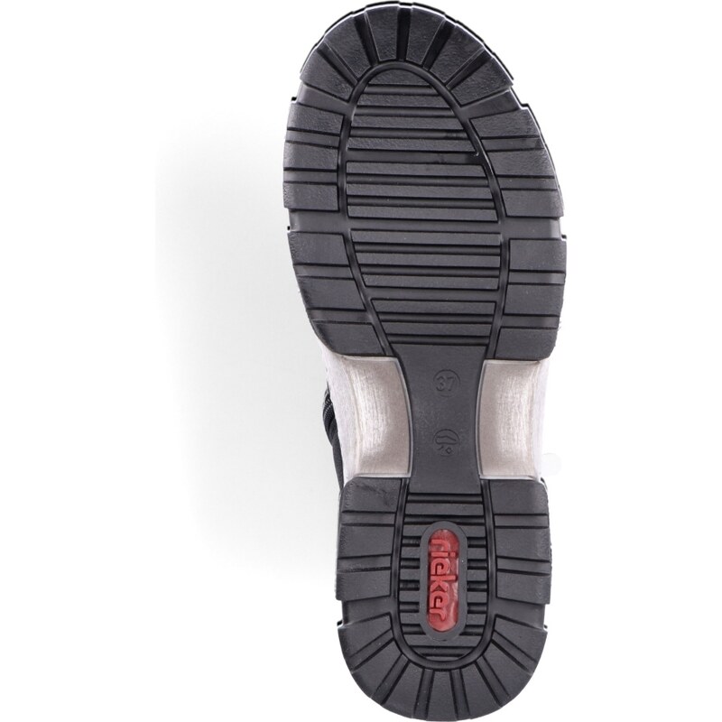 Dámska členková obuv RIEKER X8633-01 čierna W2