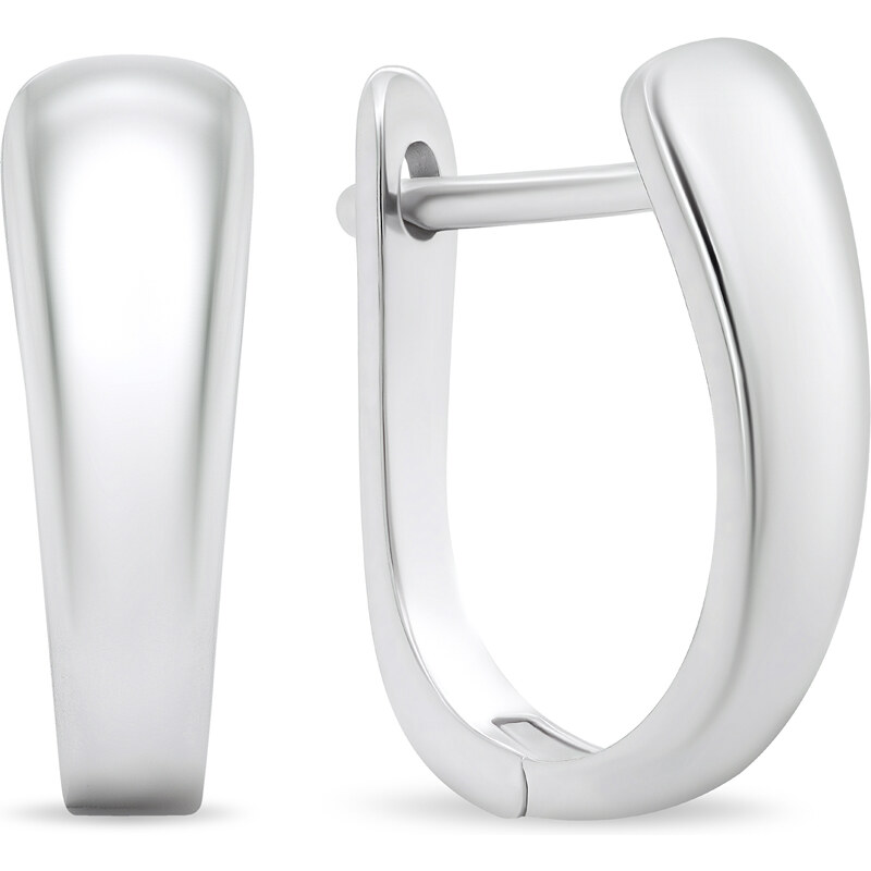 Brilio Silver Minimalistické strieborné náušnice EA485W 66597126