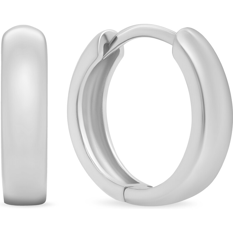 Brilio Silver Minimalistické strieborné kruhy EA486W 66585104