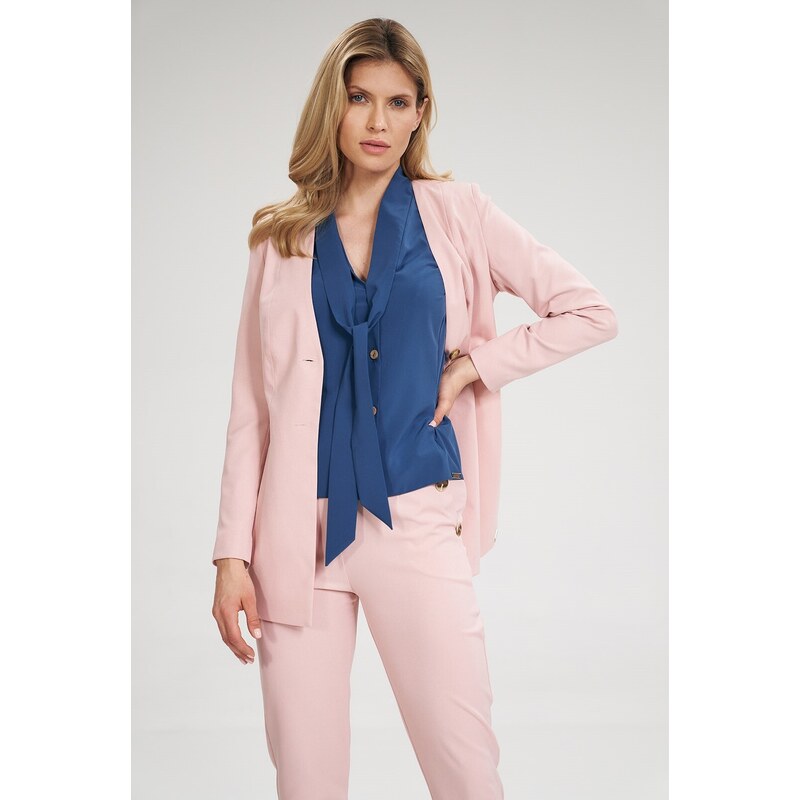 FIGL Dámske svetlo ružové sako M694 Pink 16141018