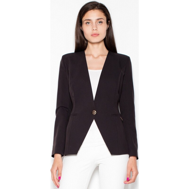 VENATON Dámske čierne sako Violet VT086 Black 5717705