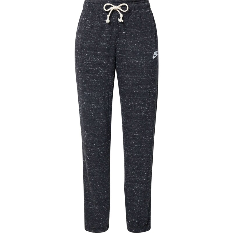 Nike Sportswear Nohavice čierna melírovaná / biela 34732168