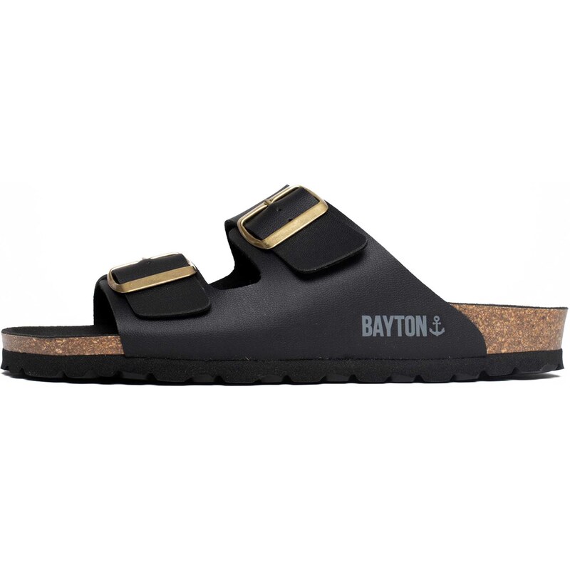 Bayton Šľapky Atlas čierna / biela 54233658